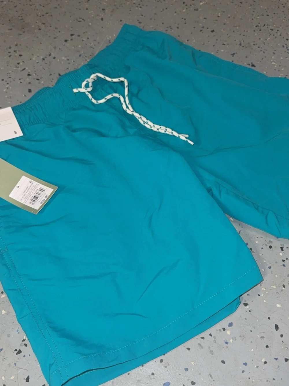 Target Men's Teal Drawstring Swim Shorts